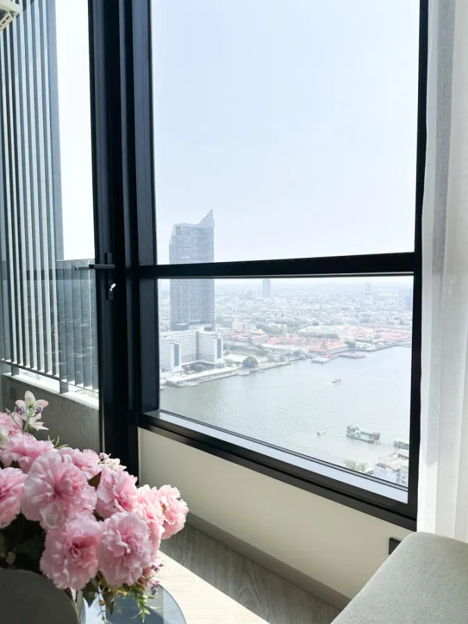 ให้เช่า แชปเตอร์ เจริญนคร-ริเวอร์ไซด์ ชั้น 35 วิวแม่น้ำ เฟอร์ครบ Fully Furnished รีบเลย ห้ามพลาด