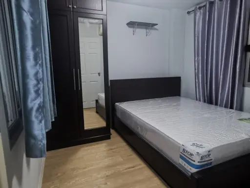For rent: Lumpini Town Bodindecha-Ramkhamhaeng. Separate rooms into sections. Amenities within the room are complete.
