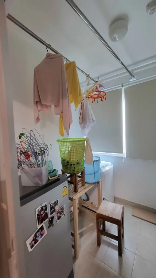 Sale/rent!! Condo Supalai Park Kaset, 7th floor, Building A, completely renovated. Built-in in the whole room. Book now.