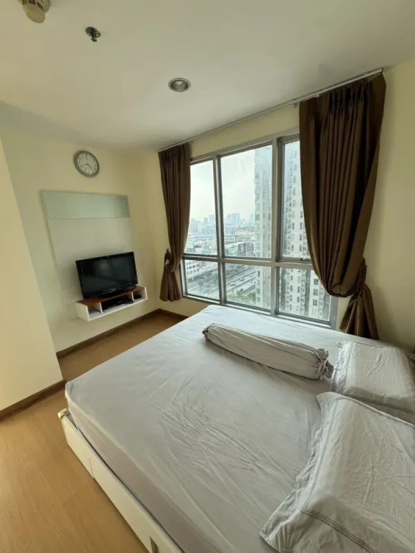 ✨ ด่วน! ปล่อยเช่าห้องสภาพนางฟ้า 2 Bed ติด MRT ห้วยขวาง แค่ก้าวเดียวถึง! ✨ คอนโด Life @ Ratchada-Huaikwang ห้องใหญ่ อยู่สบาย ตกแต่งบิลต์อินหรู สภาพใหม