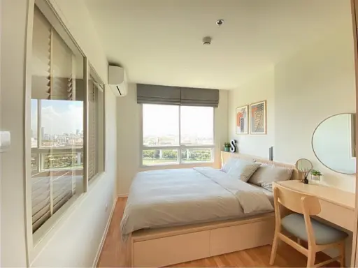 For rent, Lumpini Ville Pattanakarn-Srinakarin, 12th floor, beautiful view, beautifully decorated, just carry your bags and move in. Reserve now.
