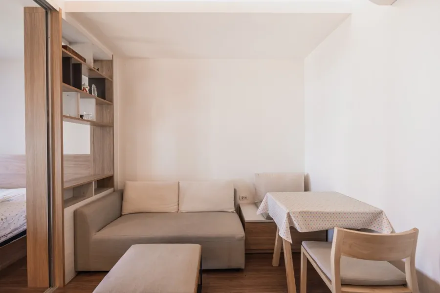 For sale: U delight Residence Riverfront Rama 3, 15th floor, extremely beautiful view, awesome Buit-In furniture, don't miss it.