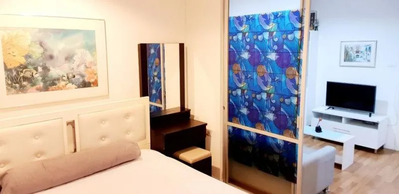 Condo for rent, Lumpini Place Rama 4 - Kluay Nam Thai, beautiful room, high view, fully furnished, very pleasant.