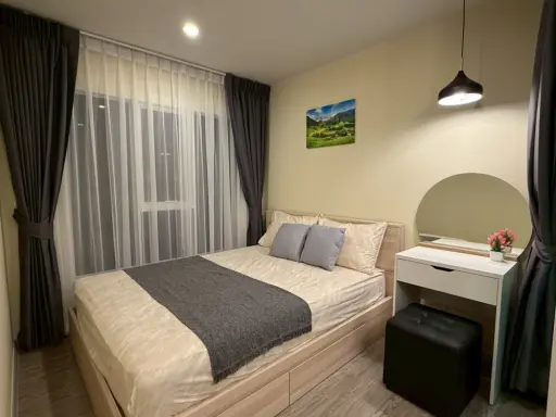 For rent: Regent Home Bangna, 31st floor, fully furnished, nice room, interested, reserve now, don't miss out.