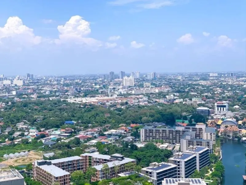 ขาย ให้เช่า คอนโด เดอะ เบส พาร์ค เวสต์ ชั้นสูง วิวสวย วิวฮาบิโตะ มองเห็นคุ้งน้ำและวิวเมืองสวยมาก