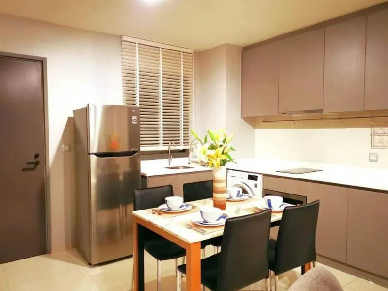 OMG!! Rhythm Rangnam Condo, 2 bedrooms, 2 bathrooms, wow, I can tell you that it's great. How nice to live. complete and ready to move in