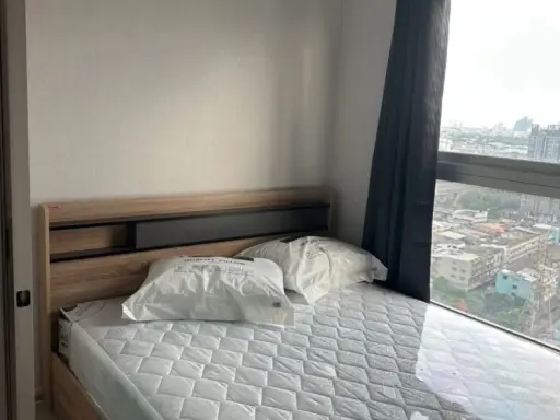 ให้เช่า Plum Condo รามคำแหง สเตชั่น ห้องอยู่ชั้น 22 สูงสุดยอด ตกแต่งฟังก์ชั่นครบ จองก่อนได้ก่อน