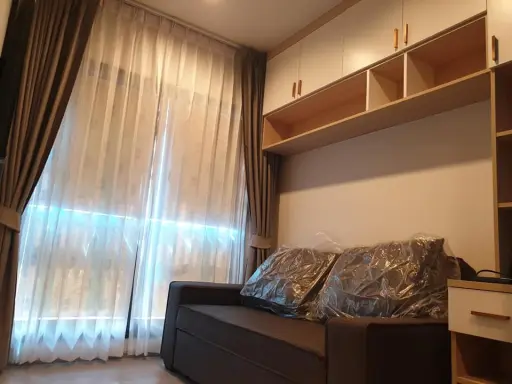 For sale: Life Asoke Hype, separated rooms. Complete set of furniture Complete electrical appliances Don't just look and reserve now.