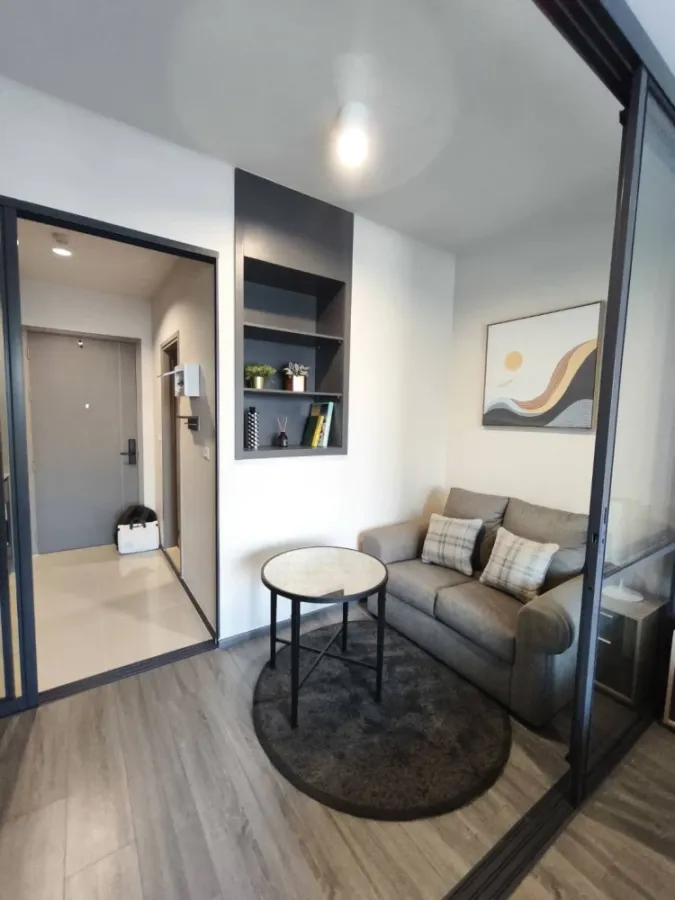 ให้เช่า IDEO Sukhumvit - Rama4 ห้องอยู่ชั้น 22 สูงมากๆ รับลมดีสุดๆ ตกแต่งครบครันพร้อมเครื่องใช้ไฟฟ้า รีบจองเลย