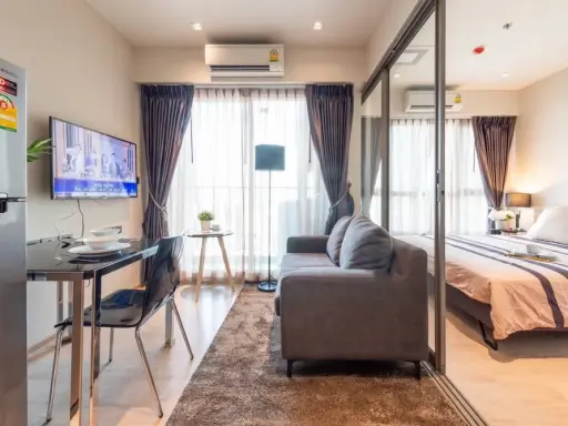For rent!! Condo Wisdom Station Ratchada-Tha Phra, 15th floor, beautiful room, ready to move in, good price, hurry to book now!! images