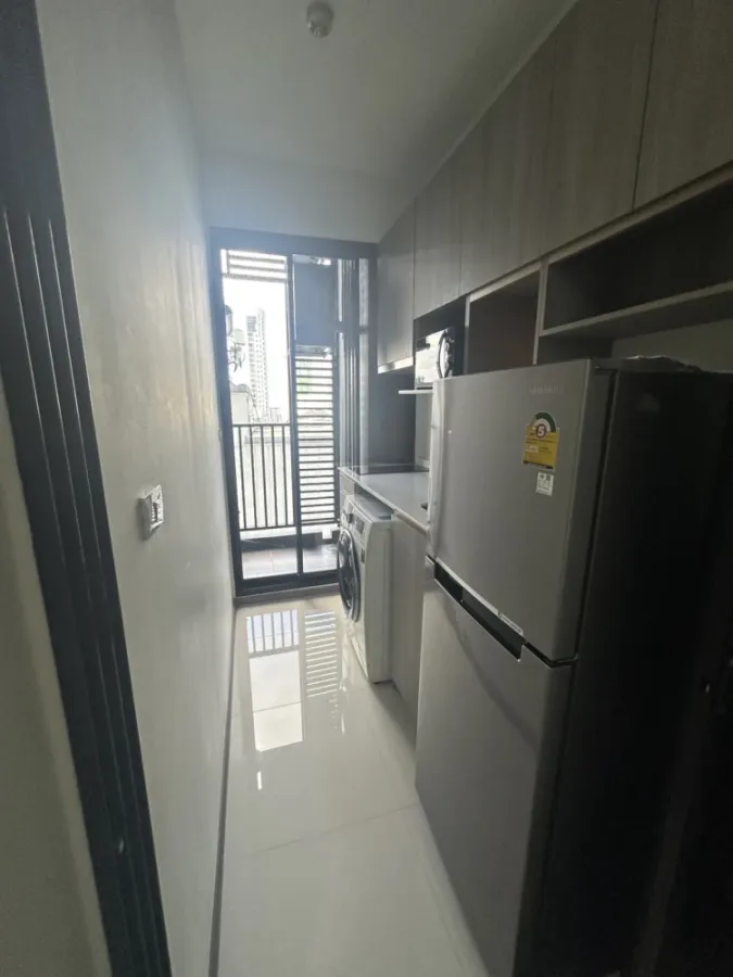 Knightsbridge Kaset Society for rent, fully furnished room with built-in furniture, hurry and reserve now!