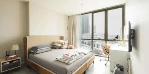 ขาย ให้เช่าThe room 69 ชั้น 10 วิวรถไฟฟ้า ห้องกว้างสุดๆ โซฟาน่านั่ง ที่นอนน่านอน ไม่จองไม่ได้แล้ว