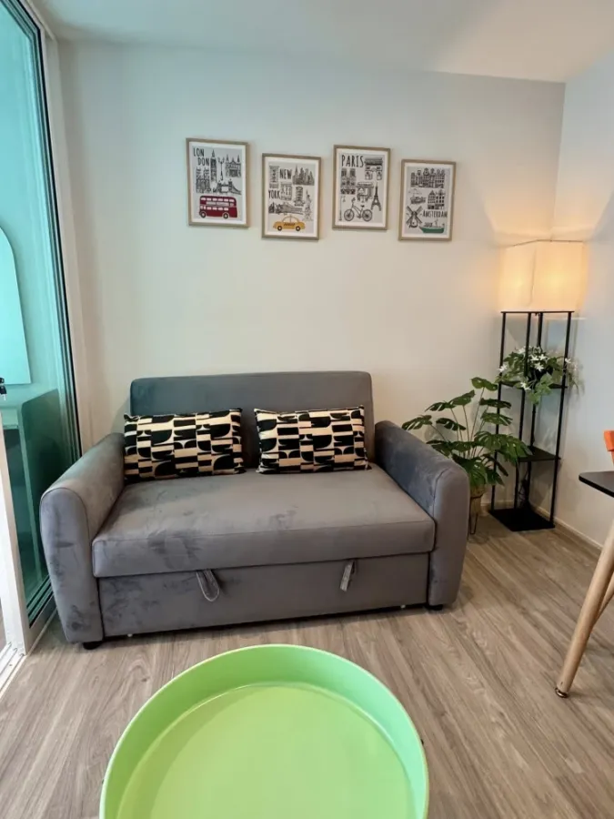 ให้เช่า คอนโด Regent Home Bangna ห้องพร้อมอยู่ เฟอร์ครบ หิ้วกระเป๋าใบเดียวมาได้เลย+++
