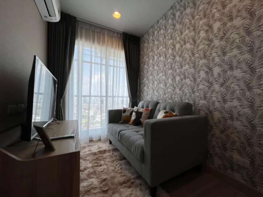 Bangkok Horizon Ratchada-Thaphra for rent, high floor, Chao Phraya River view, great value. If you don't book, you will regret it.