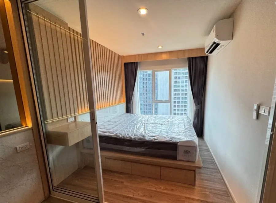For rent: Regent Home Bangna, beautifully decorated room, 26th floor, high view, complete in one place. If you don't book, you'll regret it later.