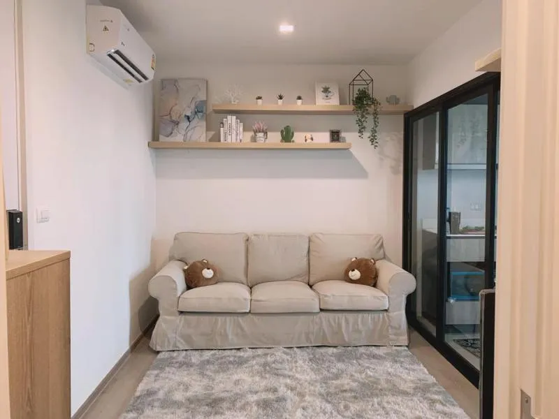 ห้องใหม่มาแล้วจร้า ห้องมุม ให้เช่า The base Phetkasem ตกแต่งห้องสวยมาก มีทุกอย่างครบ จองด่วนๆ