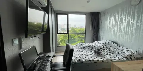 ขาย คอนโด ATMOZ LADPRAO 15 1 ห้องนอน 1 ห้องน้ำ ห้องมุม วิวเมืองโล่งกว้าง ลมพัดผ่านตลอดวัน จองด่วนๆ