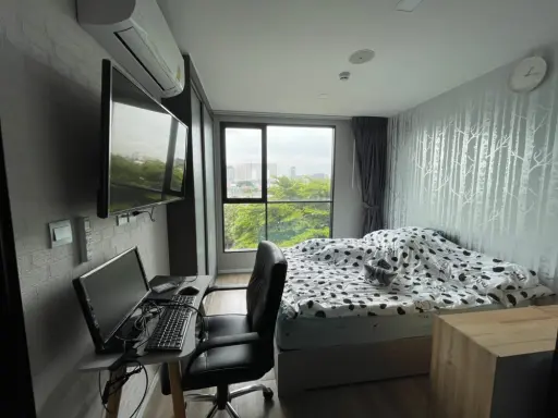 ขาย คอนโด ATMOZ LADPRAO 15 1 ห้องนอน 1 ห้องน้ำ ห้องมุม วิวเมืองโล่งกว้าง ลมพัดผ่านตลอดวัน จองด่วนๆ images