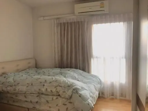 For rent, The Parkland Ngamwongwan, Khae Rai, the most beautiful room. Comes with a divine view Hurry up, it's late