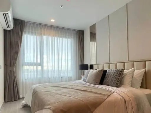 For rent, Life Ladprao, high floor, decorated room with great built-ins, nice bedroom, fully furnished, reserve now. images