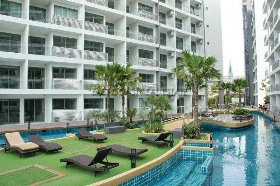 ขายให้เช่า ลากูน่า บีช รีสอร์ท จอมเทียน (จอมเทียน) ห้องพร้อมอยู่ เครื่องใช้ไฟฟ้าอย่างดี จองเลย