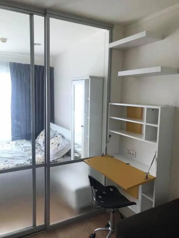 Condo for rent. Lumpini Mega City Bangna. East balcony. North bed. Fully furnished. Ready to move in.