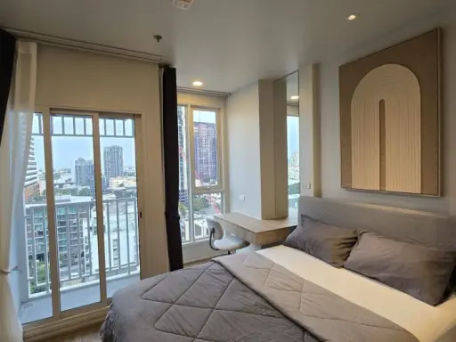 For rent: Culture Thonglor, studio room with high-quality built-in furniture and complete appliances. Book now!