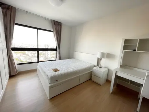 Condo for rent, Supalai Loft, Talat Phlu Station, nice room, wide size, city view and Chao Phraya River, hurry to book