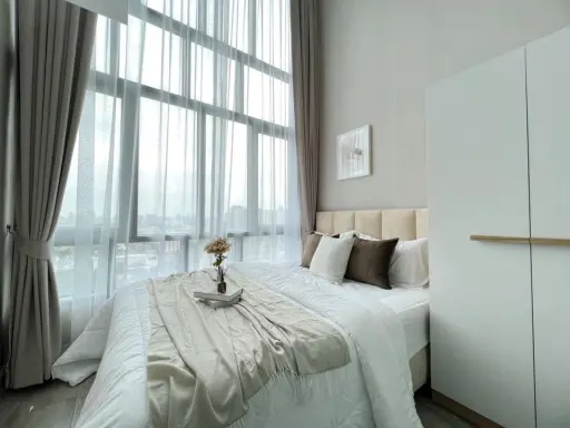For rent, Metro Sky Prachachuen, 2 bedrooms, fully furnished, beautiful room, very inviting, hurry to book now.