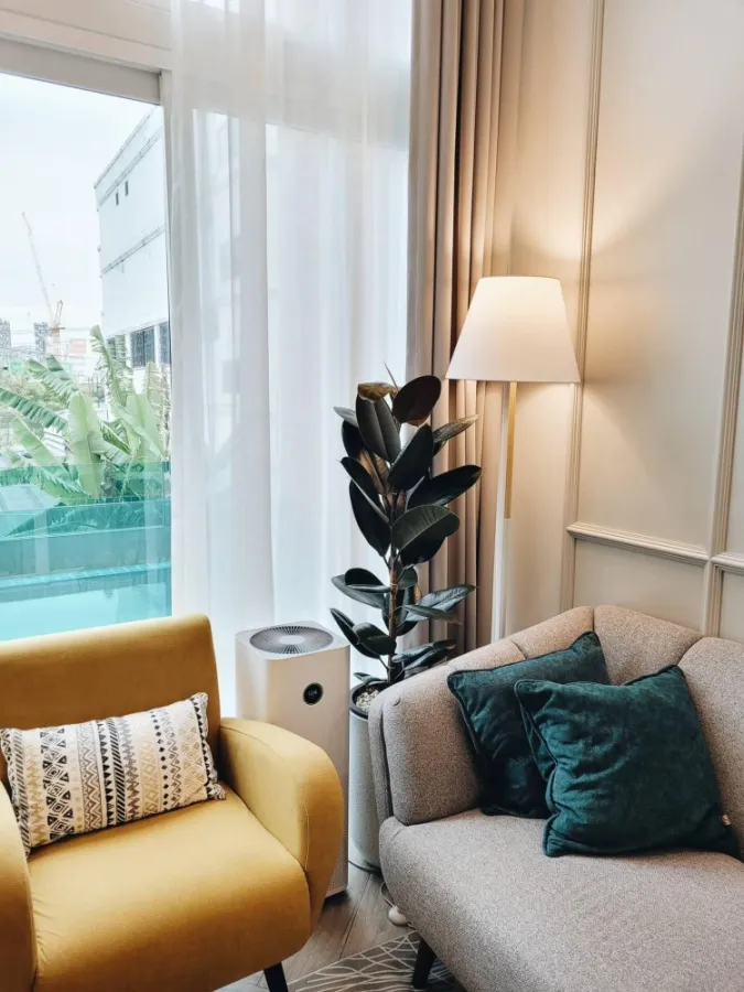 For sale: Chrisma Condo, duplex room. Decorated very nicely. With a balcony next to the swimming pool. Hurry and own it now.