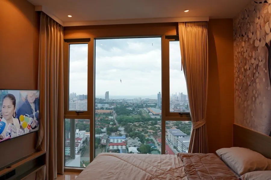 ให้เช่า เดอะ ริเวียร่า โอเชี่ยน ไดร์ฟ (จอมเทียน) ชั้น 35 วิวทะเล + วิวเมือง ห้องตกแต่งครบ จองเลย