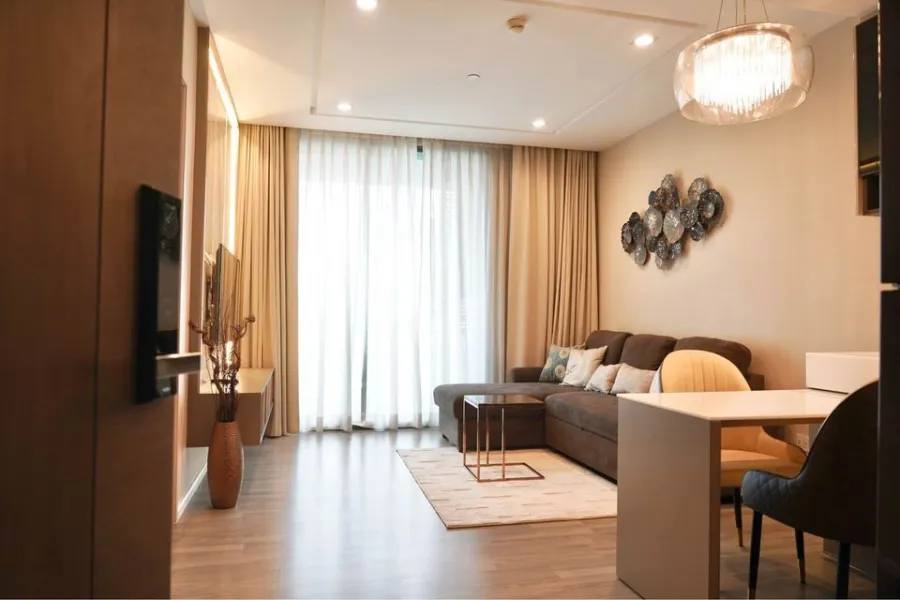 ให้เช่า 333 ริเวอร์ไซด์ ห้องกว้างสุดๆ ตกแต่งสวย โซฟาตัวใหญ่นั่งสบายมาก เตียงนอนน่านอนสุดๆ ด่วนๆ