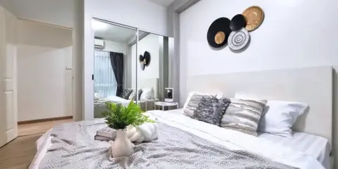 ให้เช่าคอนโด A space sukhumvit 77 ห้องแต่งน่าอยู่ สิ่งอำนวยความสะดวกครบ ไม่จองแล้วจะเสียดายทีหลัง บอกเลย