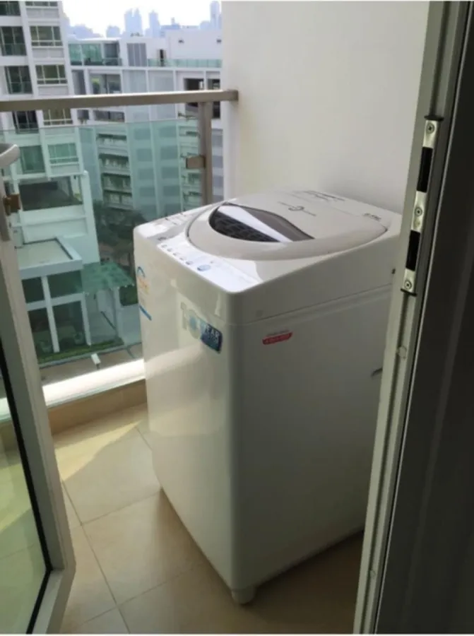 For rent!! Condo T.C. Green, 9th floor, Building A, corner room, fully furnished, don't miss it!!