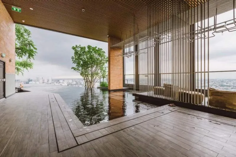 Rent Chapter One Midtown Ladphao 24 Rent ten thousand. The central area has a million dollar view, swimming, seeing the view, so happy!!