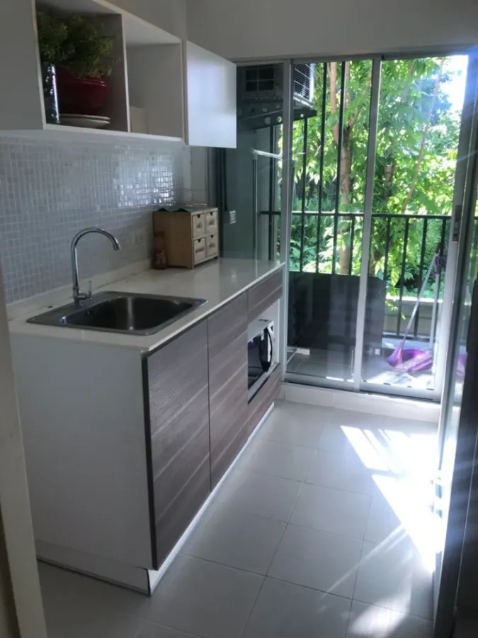 For sale/rent, D Condo Sathupradit 49, corner room, garden view, fully furnished, affordable price, don't wait!