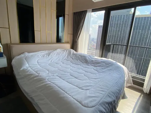 มาจร้า ห้องสวย เฟอร์นิเจอร์หรูสุดๆ โซฟาเบดน่านอนมาก วิวแม่น้ำแจ่มๆ จองเลย ที่ The Politan AQUA ขาย เช่า