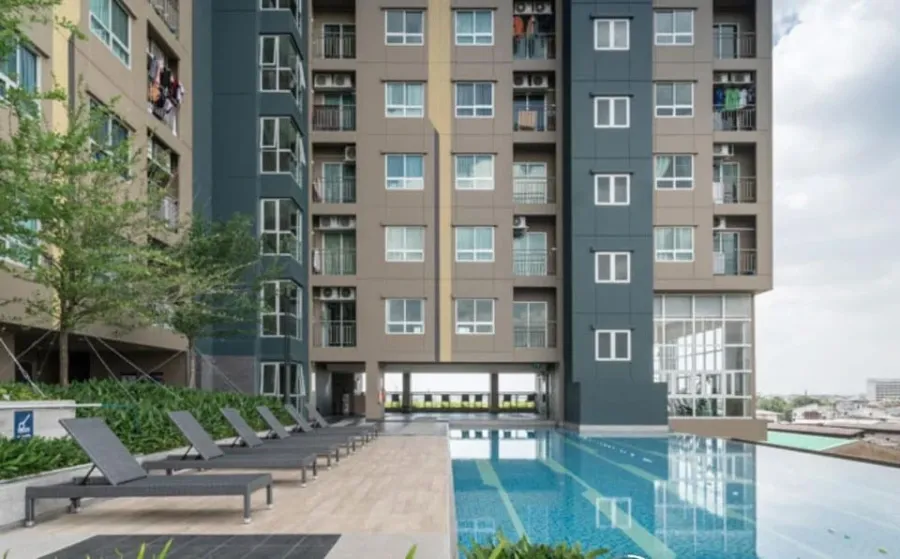 ให้เช่า Condo Lumpini Ville Suksawat - Rama 2 ห้องน่าอยู่ เฟอร์ณพ้อม หิ้วกระเป๋าใบเดียว เข้าอยู่ได้เลย รีบจองเลยก่อนพลาด