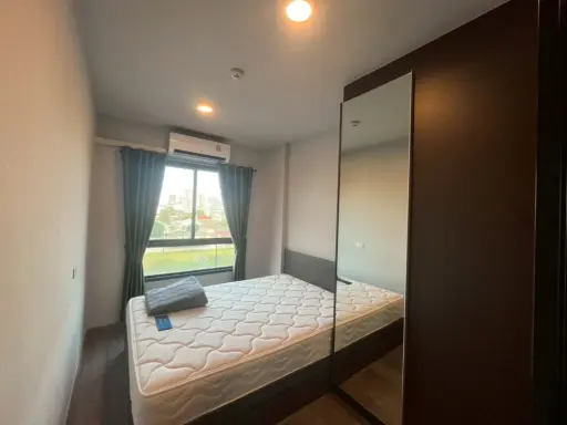 Monte Rama 9 for rent, 6th floor, nice room, comes with complete decorations. If interested, hurry and reserve now.