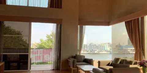 ขาย คอนโด The fine at river penthouse ขนาดกว้าง เหมาะสำหรับครอบครัว บิ้วอินอย่างดี ราคาปัง จองเลย