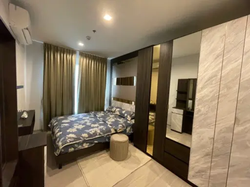 For rent Life Sukhumvit 62, beautiful view, quiet, good weather, don't miss it, book now!