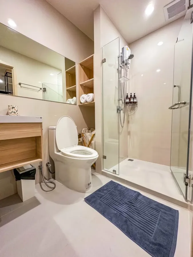 For rent: New Noble Ratchada-Ladprao, corner room, beautiful view, open, no buildings blocking, comfortable at all times, private, modern and extremel