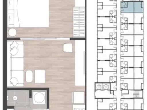 Selling down payment PLACE 168 Wutthakat, 8th floor room in a good location, lots of usable space. Well, what are you waiting for?