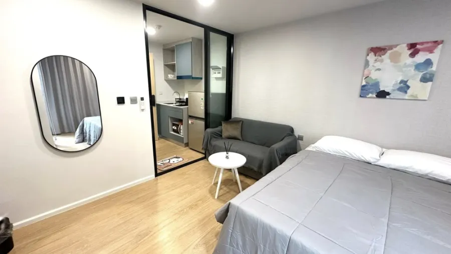 ให้เช่า Atmoz Kanaal Rangsit ห้องพร้อมอยู่ เฟอร์พร้อม จองเลย ห้ามพลาด+++