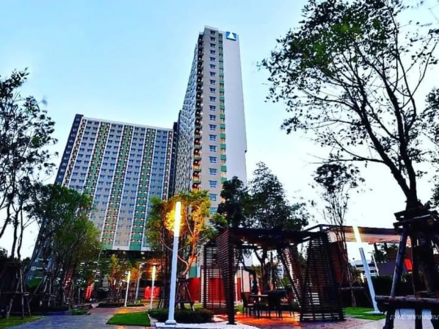 For rent!! Condo Lumpini Park Rama 9-Ratchada, 11th floor, Building A, beautiful view, don't miss it!!