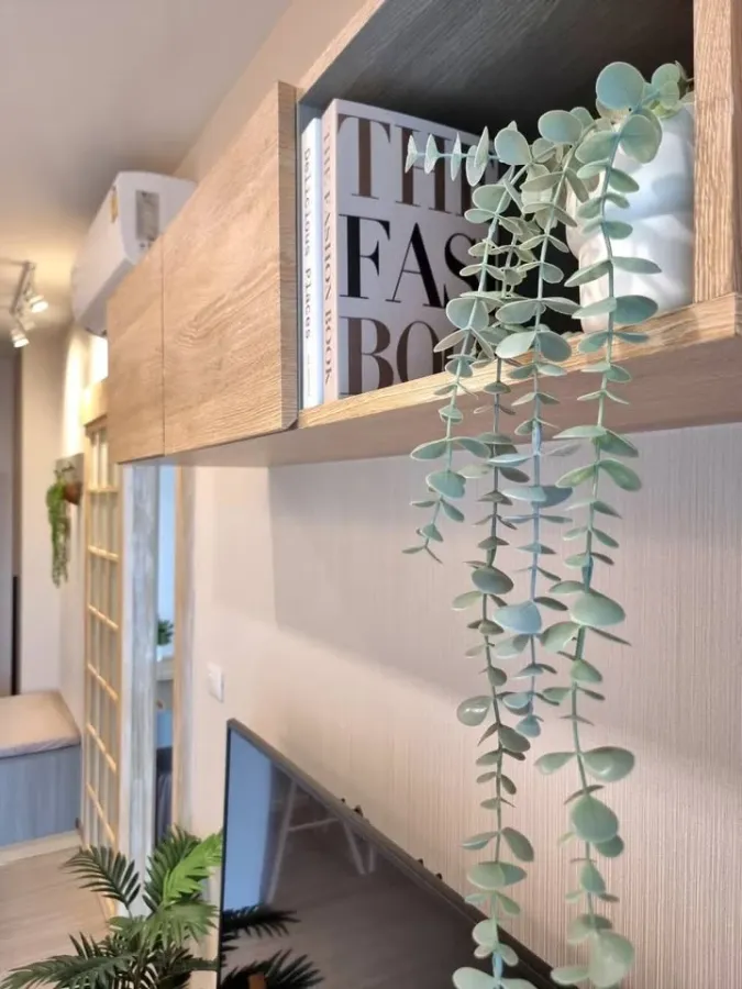 For rent: The Base Phetchaburi - Thonglor, decorated in a warm Muji style, comfortable to live in, balcony like a corner room, if you delay, you'll de