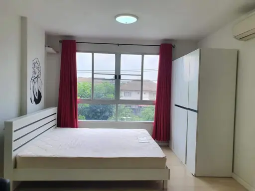 Condo for sale D condo Ramkhamhaeng 64 corner room, fully furnished, decorated, minimalist style room Ask for more information.