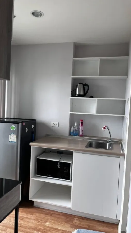 For rent: Lumpini Ville Nakhon In Riverview, 16th floor, Chao Phraya River view, fully furnished, ready to move in. Book now!