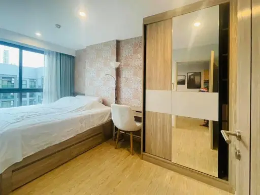 ให้เช่า The Excel Hideaway Sukhumvit 50 ห้องน่าอยู่ ติดวอลเปเปอร์อย่างดี ราคาคุ้ม จองเลย อย่ารอช้าเด็ดขาด