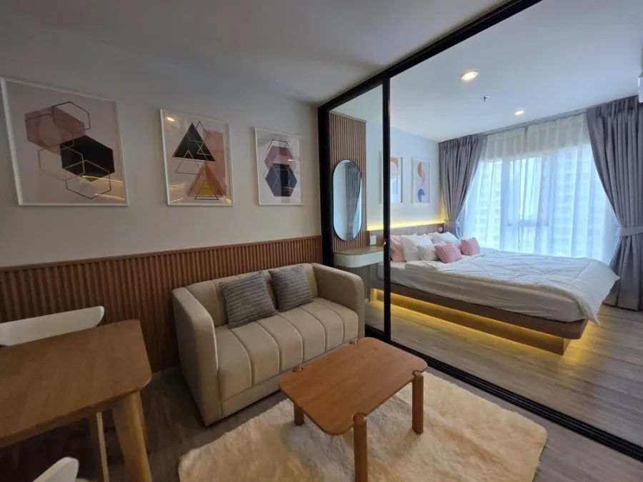 ให้เช่า Regent Home Bangna ห้องน่าอยู่ ตกแต่งคุมโทน บิ้วอินเฟอร์นิเจอร์อย่างดี จองเลย